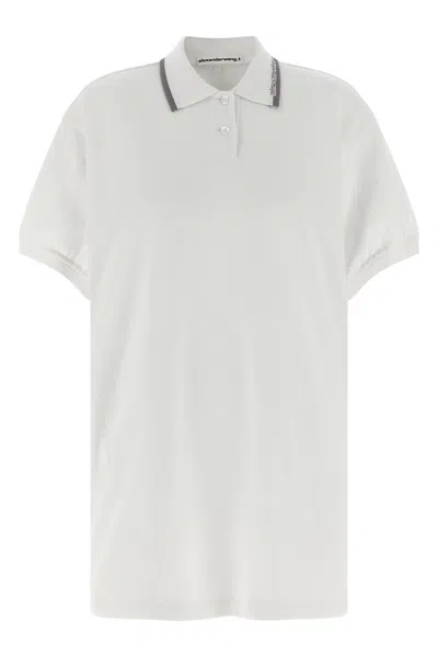 Alexander Wang T Intarsia Collar Dress In White