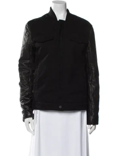 Pre-owned Alexander Wang T Jacket In Black