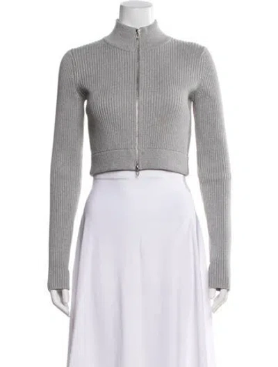 Pre-owned Alexander Wang Jacket In Gray