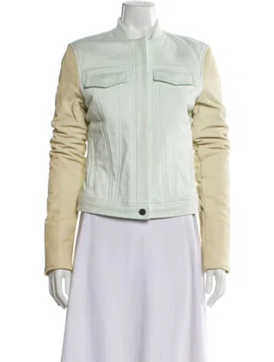 Pre-owned Alexander Wang T Jacket In Green