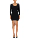 Alexander Wang T Black Viscose Blend Mini Dress Nd T By Alexander Wang Donna Xs In Black