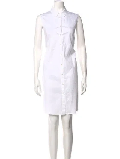 Pre-owned Alexander Wang Knee-length Dress In White