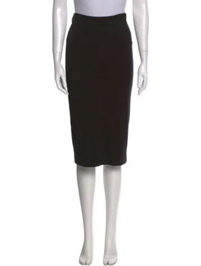 Pre-owned Alexander Wang T Knee-length Skirt In Black