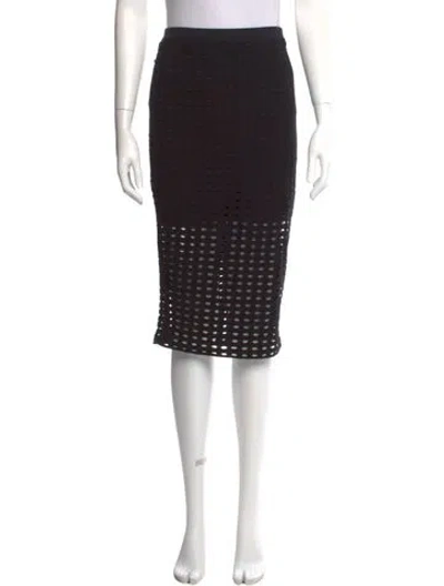 Pre-owned Alexander Wang T Knee-length Skirt In Black