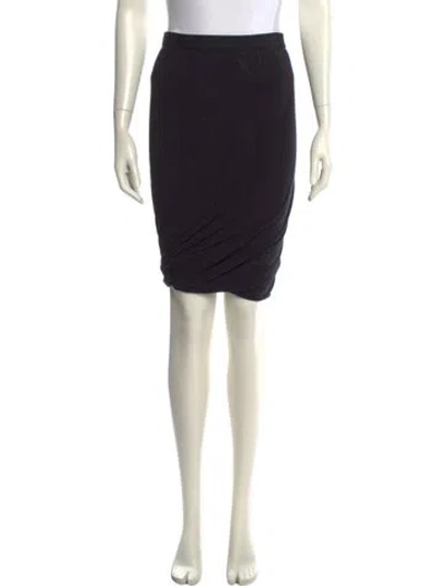 Pre-owned Alexander Wang T Knee-length Skirt In Black