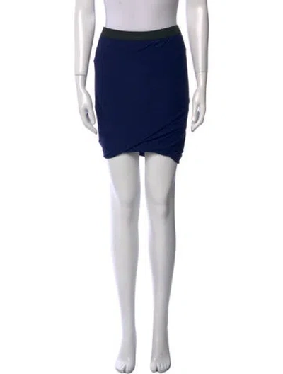 Pre-owned Alexander Wang T Knee-length Skirt In Blue