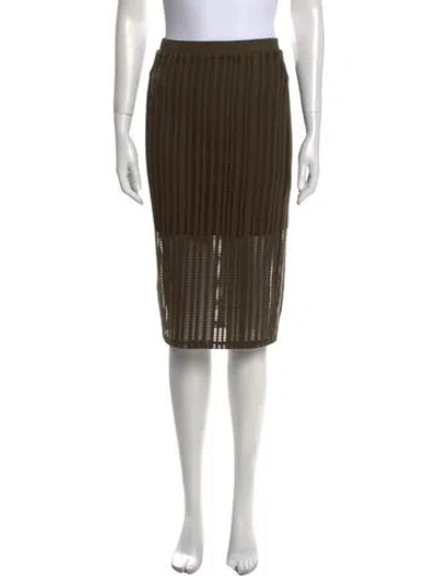 Pre-owned Alexander Wang T Knee-length Skirt In Green