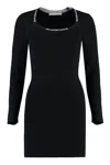 Alexander Wang T Black Viscose Blend Mini Dress Nd T By Alexander Wang Donna Xs In Black
