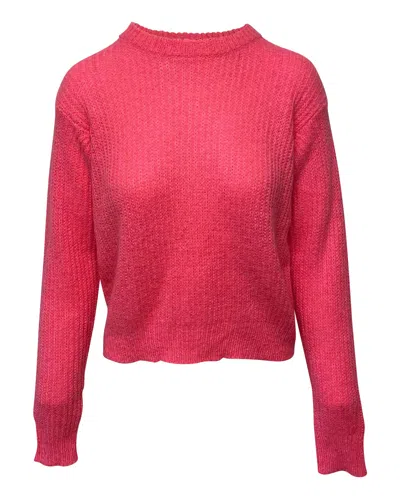 Alexander Wang T Knit Sweater In Pink Acrylic