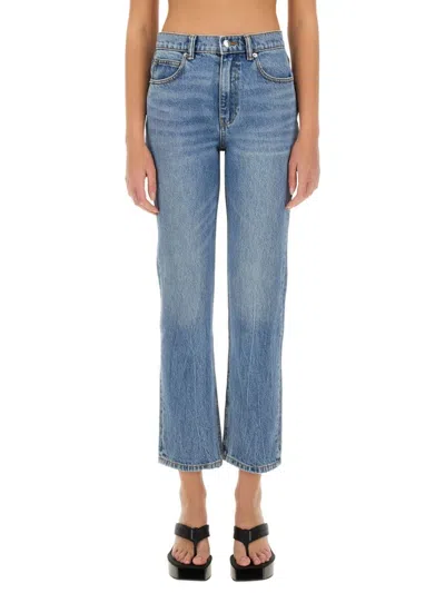 Alexander Wang T Light Wash High Waist Jeans