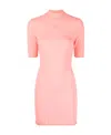 Alexander Wang T Logo Dress In Pink