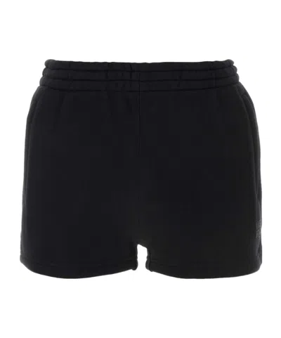 ALEXANDER WANG T T BY ALEXANDER WANG PUFF LOGO ESSENTIAL TERRY SWEATSHORTS