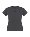 Alexander Wang T T By Alexander Wang Crewneck Short In Black