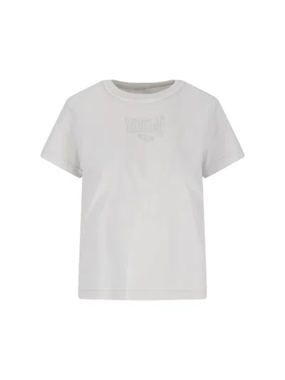Alexander Wang T Logo T-shirt In Dirtywhite
