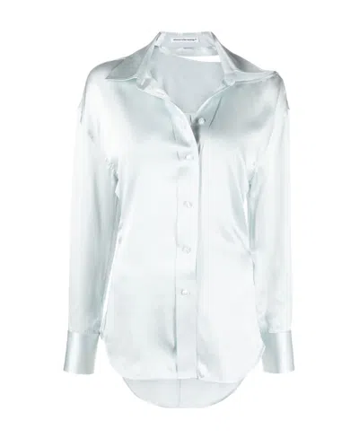 Alexander Wang T Long-sleeve Shirt In White