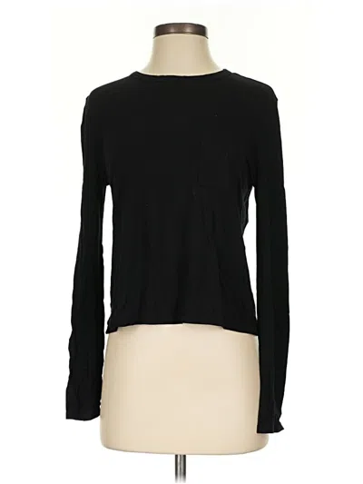 Pre-owned Alexander Wang T Long Sleeve T-shirt In Black