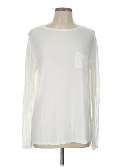 Pre-owned Alexander Wang T Long Sleeve T-shirt In White