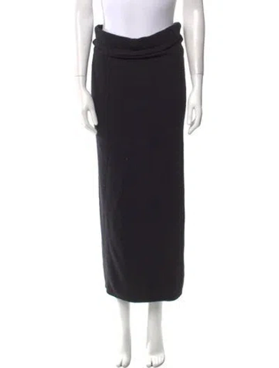 Pre-owned Alexander Wang T Midi Length Skirt In Black