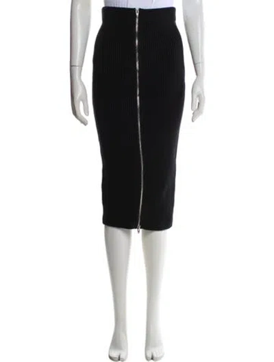 Pre-owned Alexander Wang T Midi Length Skirt In Black