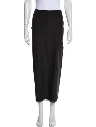 Pre-owned Alexander Wang T Midi Length Skirt W/ Tags In Black