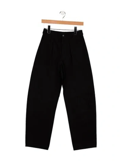 Pre-owned Alexander Wang Mid-rise Straight Leg Jeans In Black