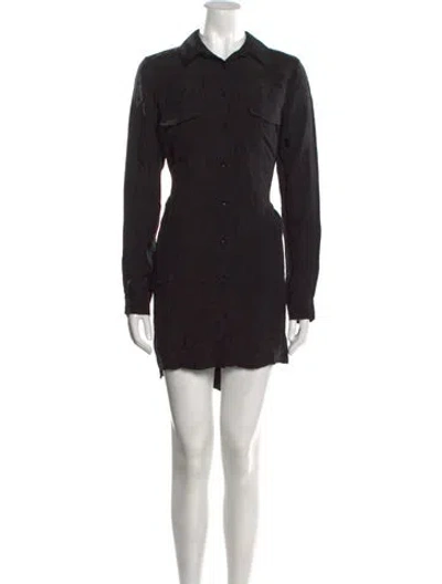 Pre-owned Alexander Wang T Mini Dress In Black