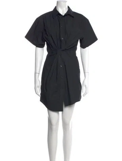 Pre-owned Alexander Wang Mini Dress In Black
