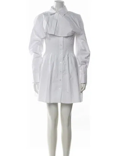 Pre-owned Alexander Wang Mini Dress In White