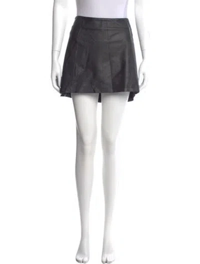 Pre-owned Alexander Wang T Mini Skirt In Black