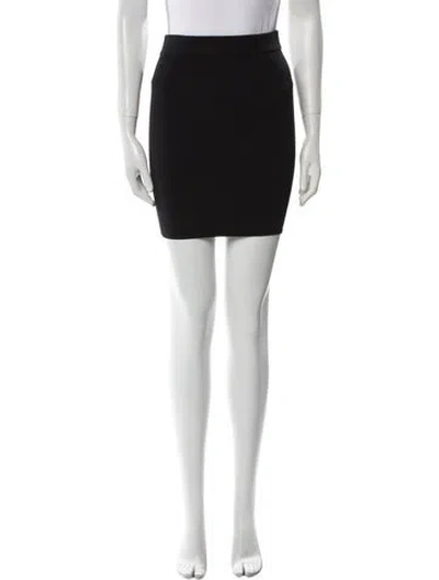 Pre-owned Alexander Wang T Mini Skirt In Black
