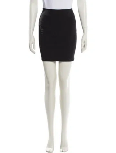 Pre-owned Alexander Wang T Mini Skirt In Black