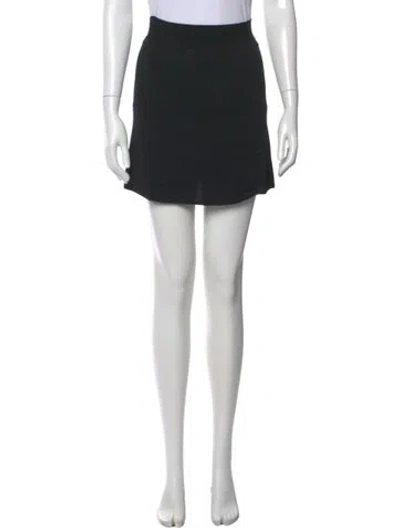 Pre-owned Alexander Wang T Mini Skirt In Black
