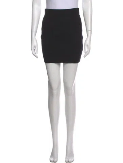 Pre-owned Alexander Wang Mini Skirt In Black