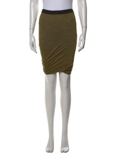 Pre-owned Alexander Wang Mini Skirt In Black