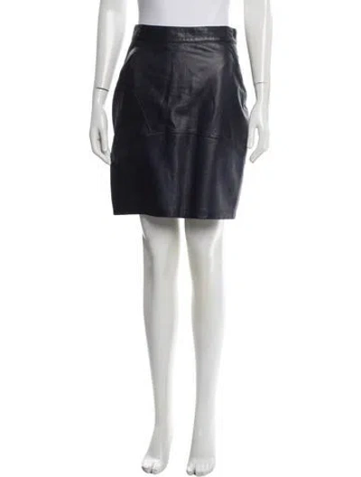 Pre-owned Alexander Wang T Mini Skirt In Blue