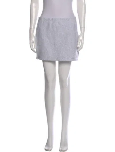Pre-owned Alexander Wang Mini Skirt In Gray
