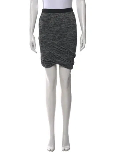 Pre-owned Alexander Wang Mini Skirt In Gray