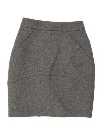 Pre-owned Alexander Wang Mini Skirt In Gray