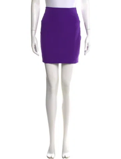 Pre-owned Alexander Wang T Mini Skirt In Purple