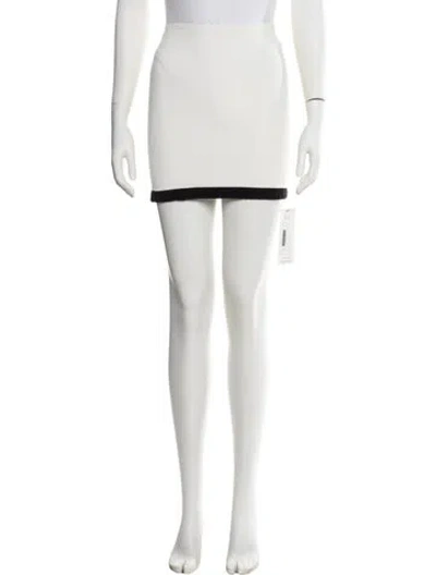 Pre-owned Alexander Wang Mini Skirt In White