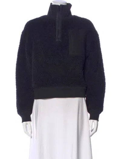 Pre-owned Alexander Wang Mock Neck Sweater In Blue