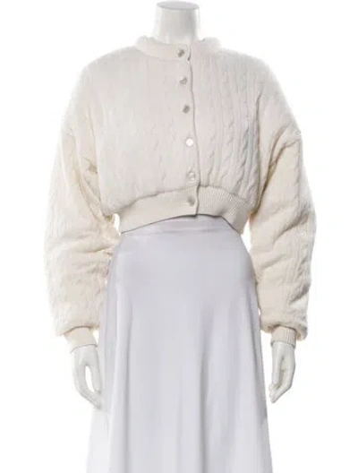 Pre-owned Alexander Wang Mock Neck Sweater W/ Tags In Neutral