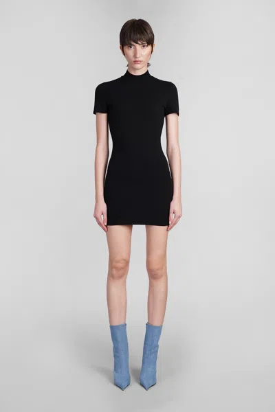 ALEXANDER WANG T MOCK NECK T-SHIRT DRESS