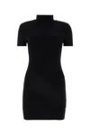 Alexander Wang T T By Alexander Wang Slim-fit Mini Dress With High Neckline