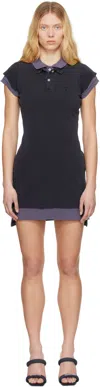 Alexander Wang T T By Alexander Wang Dresses In Washed Navy/washed B