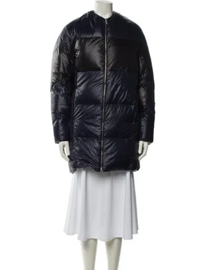 Pre-owned Alexander Wang T Nylon Down Coat In Blue