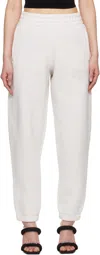 Alexander Wang T Alexanderwang. T Terry Logo Sweatpants In Dirty White