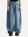 ALEXANDER WANG T OVERSIZED LOW RISE JEAN IN RECYCLED DENIM