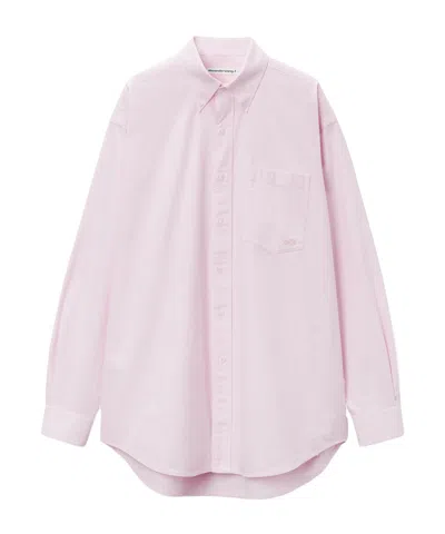 Alexander Wang T Oversized Shirt In Purple