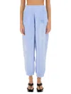 Alexander Wang T T By Alexander Wang Pants "essential" In Baby Blue